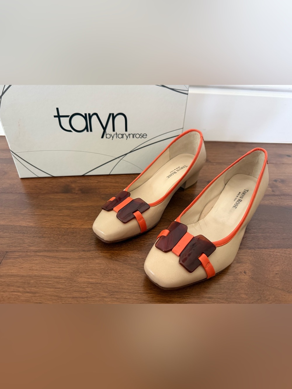 Taryn by Taryn Rose "Saint" Leather Pumps - 2008 Collection